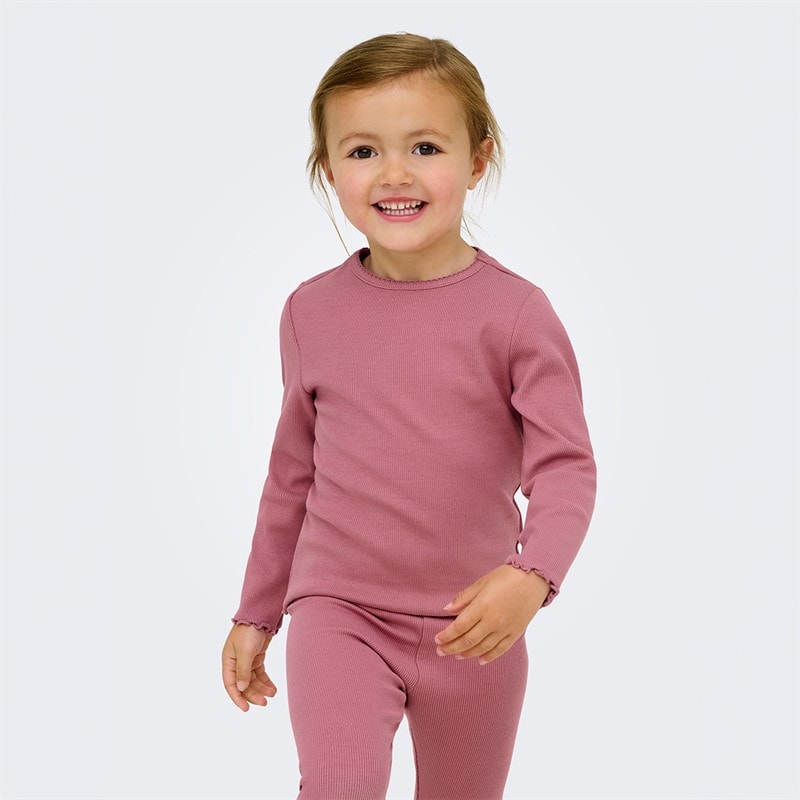 Only Piger Mini Trinny Top Heather Rose