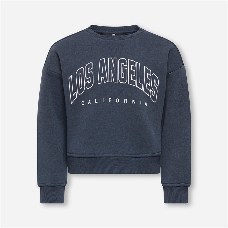 Only Piger Mini Sweat Sweatshirt Ombre Blue