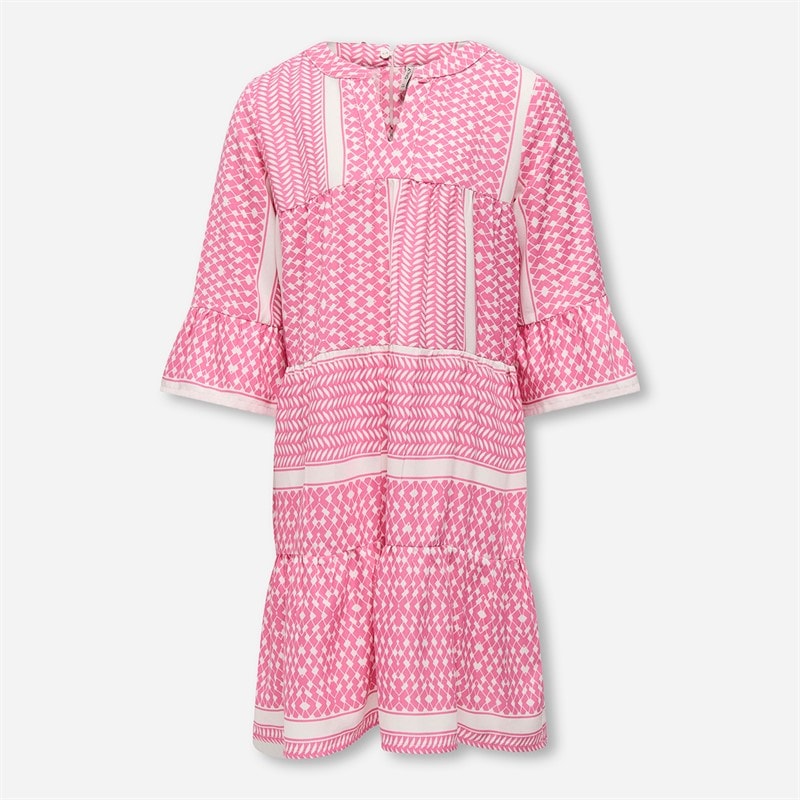Only Piger Alberte Liv Kjole Fuchsia Pink
