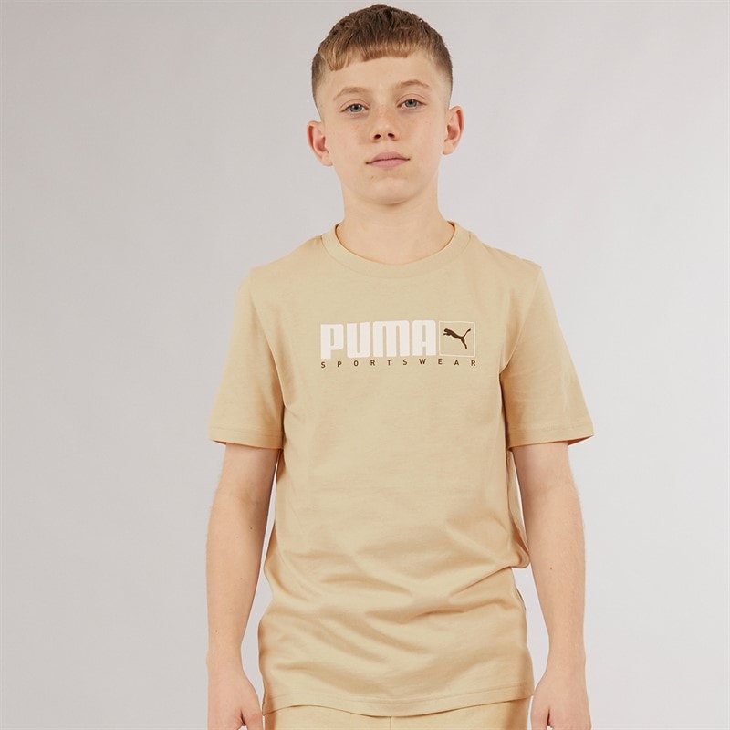 Puma Drenge Grafik T-shirt Putty