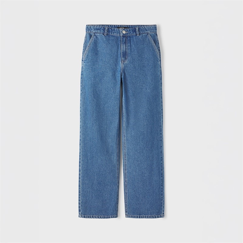LMTD Drenge Toizza Løse Jeans Mellemblå denim