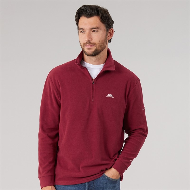 Trespass Herre Masonville Fleece Rød
