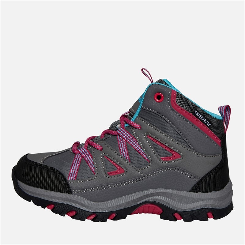 Trespass Piger Gillon 2 Mid Waterproof Vandrestøvler Grå