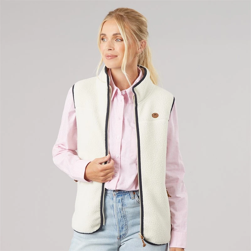 Trespass Dame Pleasance Fuldt lynlås Fleece Vest Spøgelse