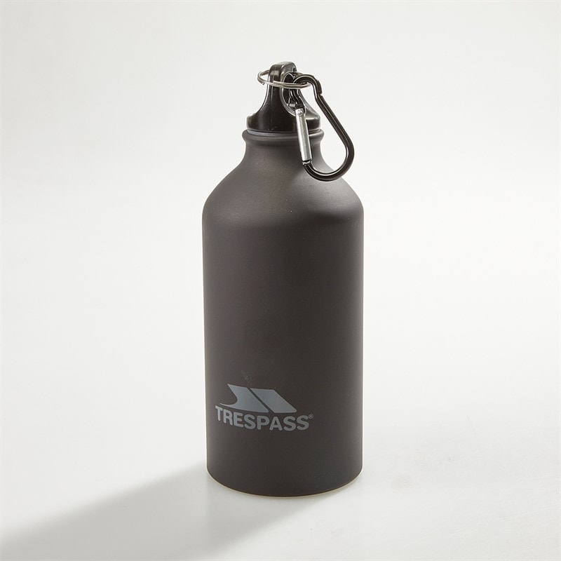 Trespass Swig 500 ml Rustfrit Stål Drikke Flaske Mat Sort