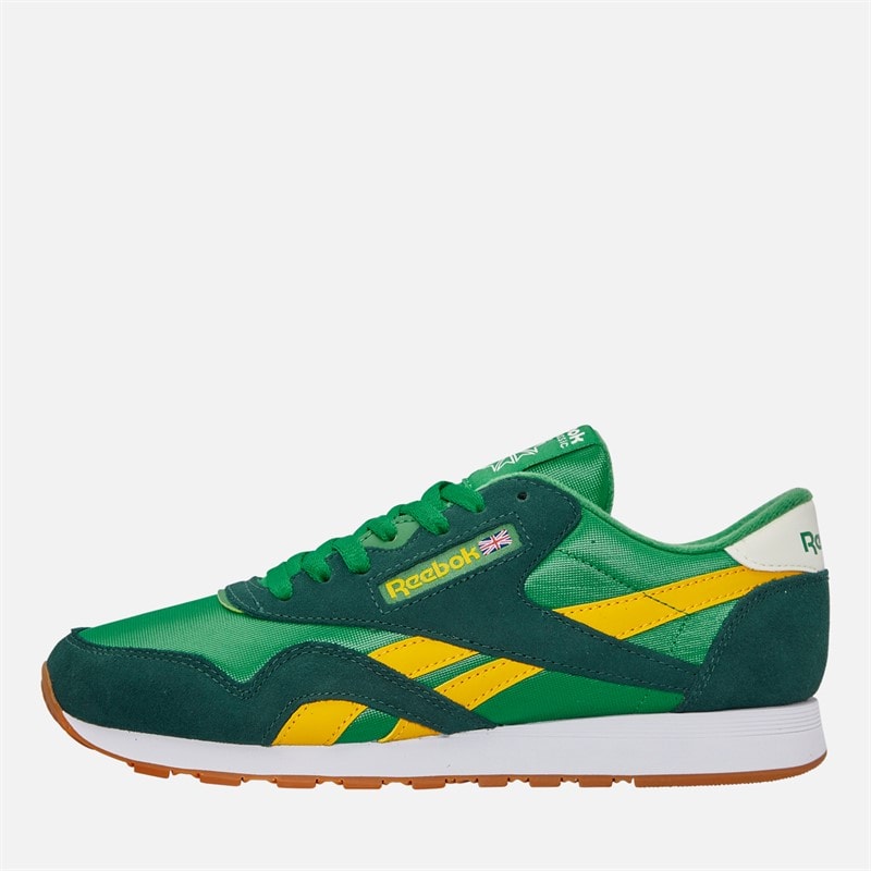 Reebok Herre Klassiske Nylon Sneakers Glen Grøn/Skovgrøn/Hvid