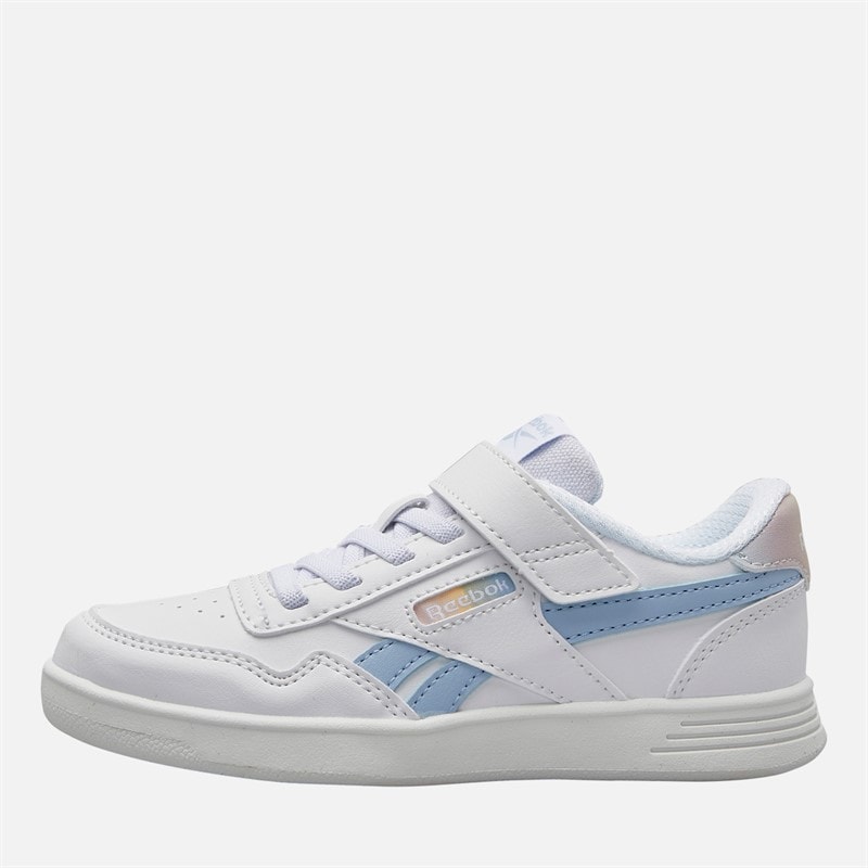 Reebok Piger Court Advance Træningssko Hvid/Y2K Blue/Bleached Yellow