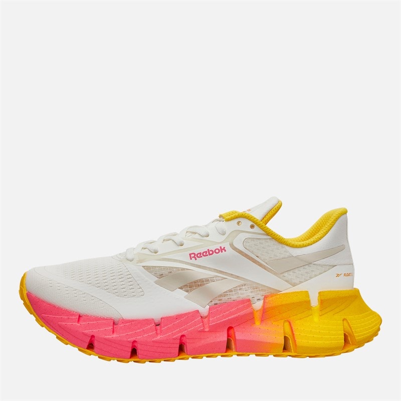 Reebok Dame FloatZig 1 Neutrale Løbesko Chalk/Sand/Atomic Pink