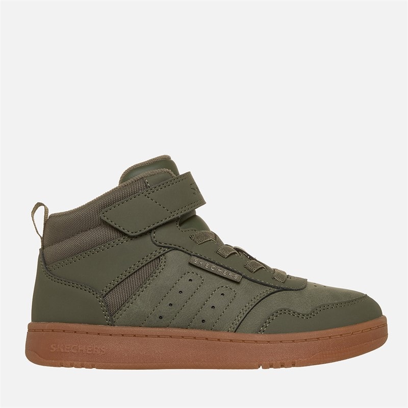 SKECHERS Drenge Hurtige Street Sneakers Oliven