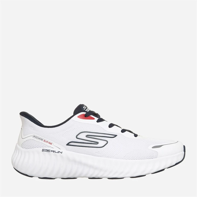 SKECHERS Herre Go Run Now Regent Slip Ins Sneakers Hvid