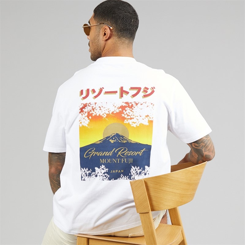 THREADBARE Herre Rock T-shirt Hvid