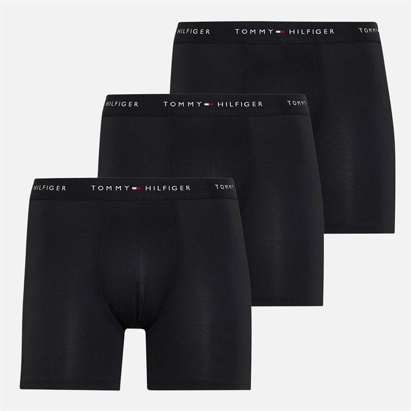 Tommy Hilfiger Herre Tre Pak Boxer Trusser Sort/Sort/Sort