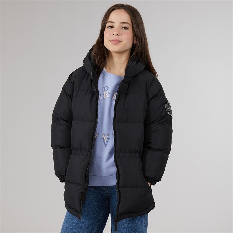 L'amore Couture Piger Lola Kort Puffer Sort