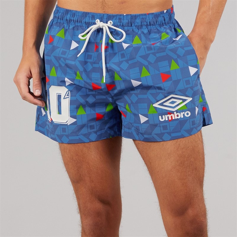 Umbro Herre Racer Svømme Shorts Blå/Rød/Grøn/Hvid
