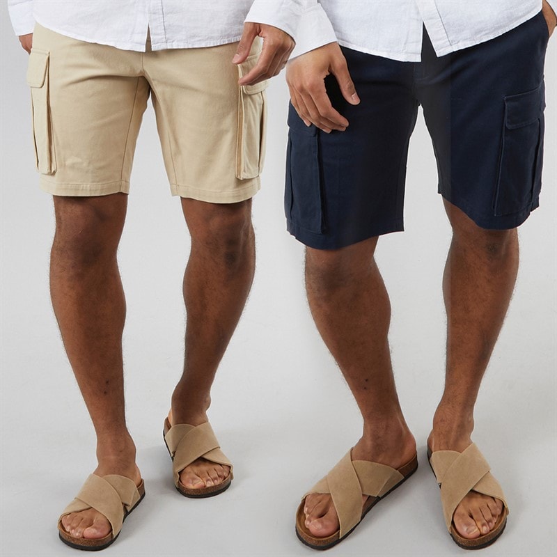 Vinson Herre Roger Shorts 2-pak Humus/Mørk Safir