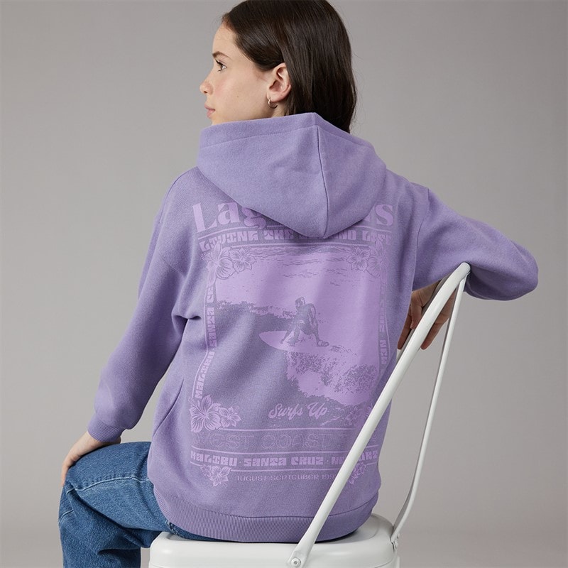 Lagooners Piger Driftwood Hættetrøje Violet