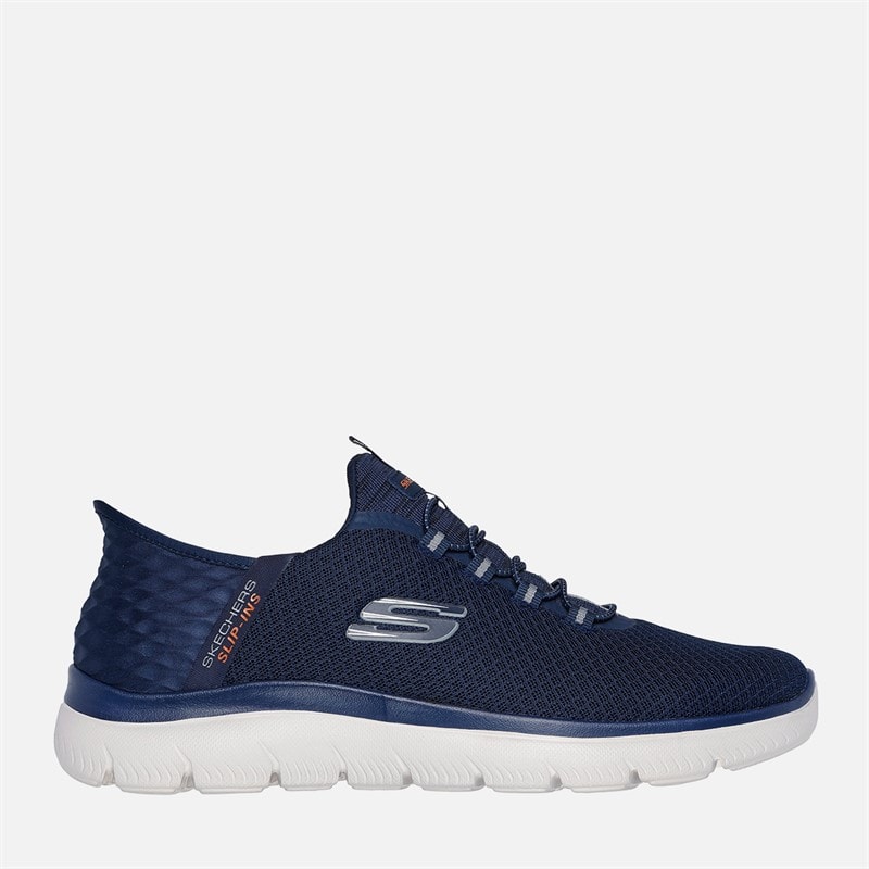 SKECHERS Herre Summits Høj Række Slip-In Sneakers Navy