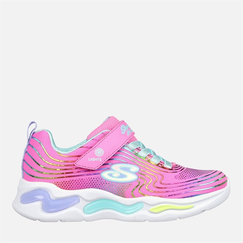 SKECHERS Piger Bølgede Lys Sneakers Pink