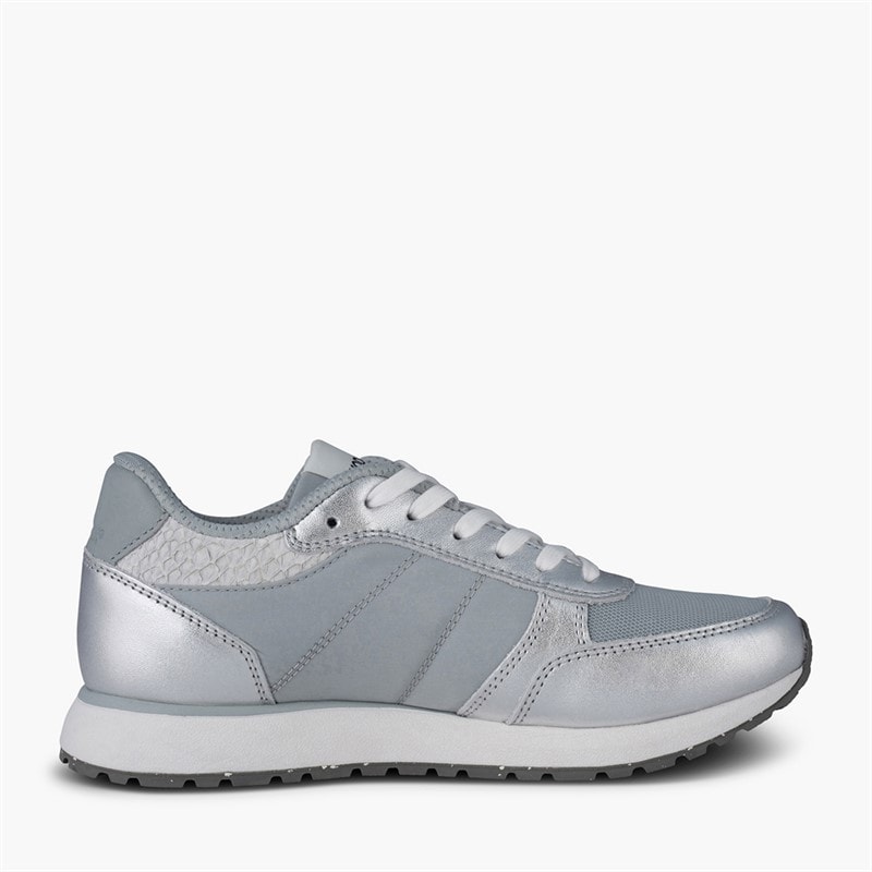 Woden Dame Ronja Metallic Sneakers 039 Silver