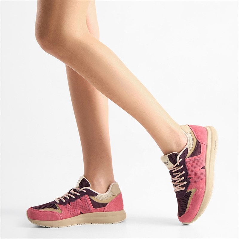 Woden Piger Rigmor Åbne Mesh Sneakers 389 hindbær