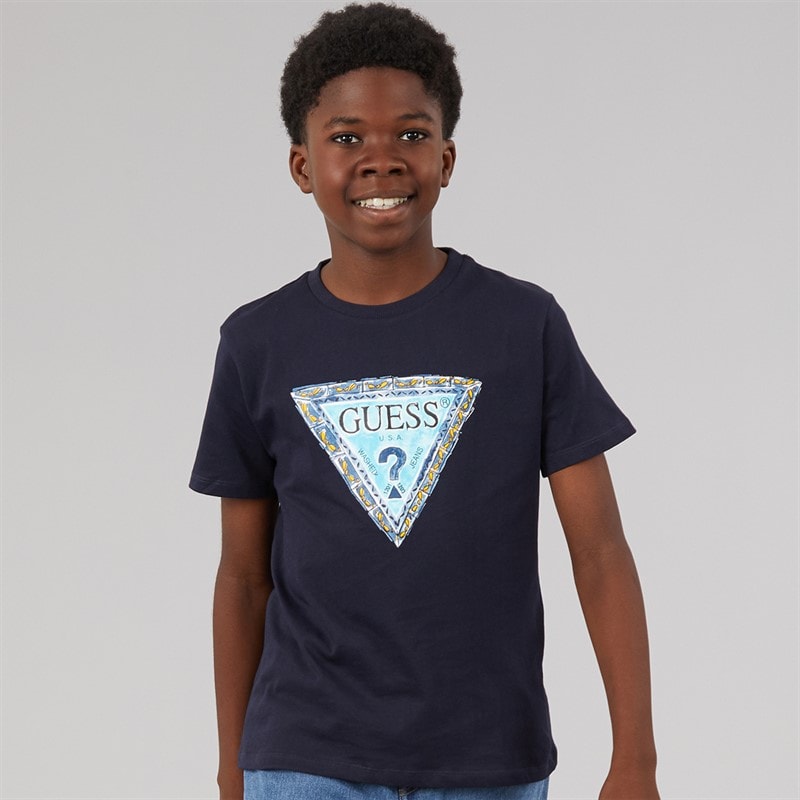 Guess Drenge T-shirt Smart Blue